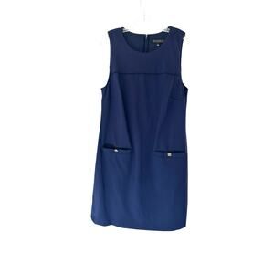 Eloquii Dress Plus Blue Sleeveless Office‎ Career Work Business Sheath Size 16